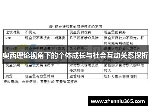 奥西理论视角下的个体成长与社会互动关系探析