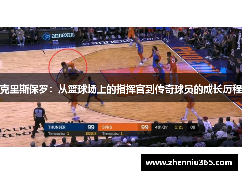 克里斯保罗：从篮球场上的指挥官到传奇球员的成长历程